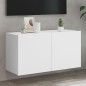 vidaXL Mueble para TV de pared blanco 80x30x41 cm vidaXL Mueble para TV de pared blanco 80x30x41 cm