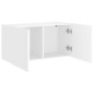 vidaXL Mueble para TV de pared blanco 80x30x41 cm vidaXL Mueble para TV de pared blanco 80x30x41 cm
