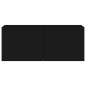 vidaXL Mueble para TV de pared negro 100x30x41 cm vidaXL Mueble para TV de pared negro 100x30x41 cm