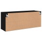 vidaXL Mueble para TV de pared negro 100x30x41 cm vidaXL Mueble para TV de pared negro 100x30x41 cm