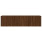 vidaXL Muebles para TV de pared 2 unidades roble marrón 80x30x41 cm