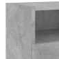 vidaXL Mueble de pared TV madera ingeniería gris hormigón 60x30x30 cm vidaXL Mueble de pared TV madera ingeniería gris hormigón 60x30x30 cm