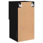 vidaXL Muebles para TV con luces LED 2 uds negro 30,5x30x60 cm