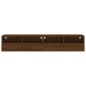 vidaXL Muebles de pared para TV 2 uds madera roble marrón 80x30x30 cm