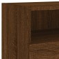 vidaXL Muebles de pared para TV 2 uds madera roble marrón 80x30x30 cm