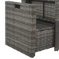 vidaXL Set de salón para jardín 6 pzs y cojines ratán sintético gris vidaXL Set de salón para jardín 6 pzs y cojines ratán sintético gris