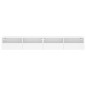vidaXL Muebles de pared TV 2 uds madera ingeniería blanco 100x30x30 cm vidaXL Muebles de pared TV 2 uds madera ingeniería blanco 100x30x30 cm
