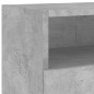 vidaXL Mueble de pared TV madera ingeniería gris hormigón 100x30x30 cm