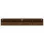 vidaXL Muebles de pared para TV 2 uds madera roble marrón 100x30x30 cm