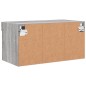 vidaXL Mueble para TV con luces LED gris Sonoma 60x30x30 cm