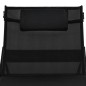 vidaXL Tumbonas con mesita 2 unidades ratán sintético textilene negro vidaXL Tumbonas con mesita 2 unidades ratán sintético textilene negro