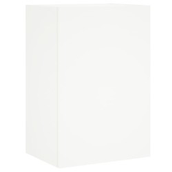 vidaXL Mueble de TV de pared madera ingeniería blanco 40,5x30x60 cm