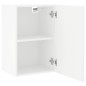 vidaXL Mueble de TV de pared madera ingeniería blanco 40,5x30x60 cm vidaXL Mueble de TV de pared madera ingeniería blanco 40,5x30x60 cm