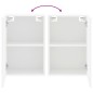 vidaXL Mueble de TV de pared madera ingeniería blanco 40,5x30x60 cm vidaXL Mueble de TV de pared madera ingeniería blanco 40,5x30x60 cm