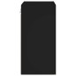 vidaXL Mueble de TV de pared madera de ingeniería negro 40,5x30x60 cm vidaXL Mueble de TV de pared madera de ingeniería negro 40,5x30x60 cm