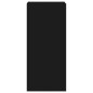 vidaXL Mueble de TV de pared madera de ingeniería negro 40,5x30x90 cm vidaXL Mueble de TV de pared madera de ingeniería negro 40,5x30x90 cm
