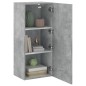 vidaXL Mueble TV de pared madera ingeniería gris hormigón 40,5x30x90cm