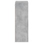 vidaXL Mueble TV de pared madera ingeniería gris hormigón 40,5x30x90cm