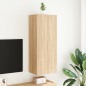 vidaXL Mueble TV de pared madera ingeniería roble Sonoma 40,5x30x102cm vidaXL Mueble TV de pared madera ingeniería roble Sonoma 40,5x30x102cm