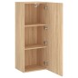 vidaXL Mueble TV de pared madera ingeniería roble Sonoma 40,5x30x102cm vidaXL Mueble TV de pared madera ingeniería roble Sonoma 40,5x30x102cm