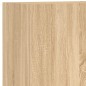 vidaXL Mueble TV de pared madera ingeniería roble Sonoma 40,5x30x102cm vidaXL Mueble TV de pared madera ingeniería roble Sonoma 40,5x30x102cm