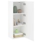 vidaXL Mueble de TV de pared madera ingeniería blanco 40,5x30x102 cm