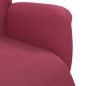 vidaXL Sillón reclinable con reposapiés terciopelo rojo tinto vidaXL Sillón reclinable con reposapiés terciopelo rojo tinto