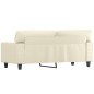 vidaXL Sofá de 2 plazas de cuero sintético color crema 140 cm vidaXL Sofá de 2 plazas de cuero sintético color crema 140 cm