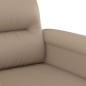 vidaXL Sillón cuero sintético color capuchino 60 cm vidaXL Sillón cuero sintético color capuchino 60 cm