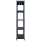 vidaXL Estantería de plástico 260 kg 90x40x180 cm negro vidaXL Estantería de plástico 260 kg 90x40x180 cm negro