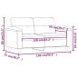 vidaXL Sofá de 2 plazas de cuero sintético color capuchino 120 cm vidaXL Sofá de 2 plazas de cuero sintético color capuchino 120 cm