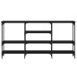 vidaXL Mesa consola madera de ingeniería negra 160x29x80 cm vidaXL Mesa consola madera de ingeniería negra 160x29x80 cm