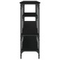 vidaXL Mesa consola madera de ingeniería negra 160x29x80 cm vidaXL Mesa consola madera de ingeniería negra 160x29x80 cm