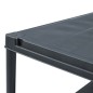 vidaXL Estantería de plástico 200 kg 80x40x138 cm negro vidaXL Estantería de plástico 200 kg 80x40x138 cm negro