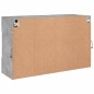vidaXL Mueble TV de pared con luces LED gris hormigón 98,5x30x60,5 cm vidaXL Mueble TV de pared con luces LED gris hormigón 98,5x30x60,5 cm
