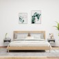 vidaXL Muebles TV de pared luces LED 2 uds gris Sonoma 40x30x40 cm