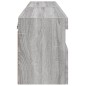 vidaXL Muebles TV de pared con luces LED 2 uds gris Sonoma 60x30x40 cm