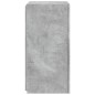 vidaXL Mueble de TV de pared con luces LED gris hormigón 30,5x35x70 cm