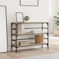 vidaXL Mesa consola madera de ingeniería roble Sonoma 100x32x75 cm