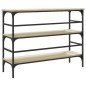 vidaXL Mesa consola madera de ingeniería roble Sonoma 100x32x75 cm