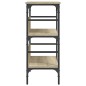vidaXL Mesa consola madera de ingeniería roble Sonoma 75x32x75 cm
