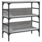 vidaXL Mesa consola madera de ingeniería gris Sonoma 75x32x75 cm vidaXL Mesa consola madera de ingeniería gris Sonoma 75x32x75 cm