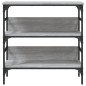 vidaXL Mesa consola madera de ingeniería gris Sonoma 75x32x75 cm vidaXL Mesa consola madera de ingeniería gris Sonoma 75x32x75 cm