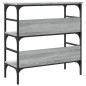 vidaXL Mesa consola madera de ingeniería gris Sonoma 75x32x75 cm vidaXL Mesa consola madera de ingeniería gris Sonoma 75x32x75 cm