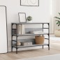 vidaXL Mesa consola madera de ingeniería gris Sonoma 100x32x75 cm vidaXL Mesa consola madera de ingeniería gris Sonoma 100x32x75 cm