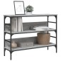 vidaXL Mesa consola madera de ingeniería gris Sonoma 100x32x75 cm vidaXL Mesa consola madera de ingeniería gris Sonoma 100x32x75 cm