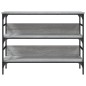 vidaXL Mesa consola madera de ingeniería gris Sonoma 100x32x75 cm vidaXL Mesa consola madera de ingeniería gris Sonoma 100x32x75 cm