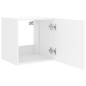 vidaXL Mueble de TV de pared con luces LED blanco 40,5x35x40 cm vidaXL Mueble de TV de pared con luces LED blanco 40,5x35x40 cm