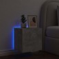 vidaXL Mueble de TV de pared con luces LED gris hormigón 40,5x35x40 cm vidaXL Mueble de TV de pared con luces LED gris hormigón 40,5x35x40 cm