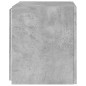 vidaXL Mueble de TV de pared con luces LED gris hormigón 40,5x35x40 cm vidaXL Mueble de TV de pared con luces LED gris hormigón 40,5x35x40 cm